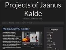 Tablet Screenshot of jaanus.tech-thing.org